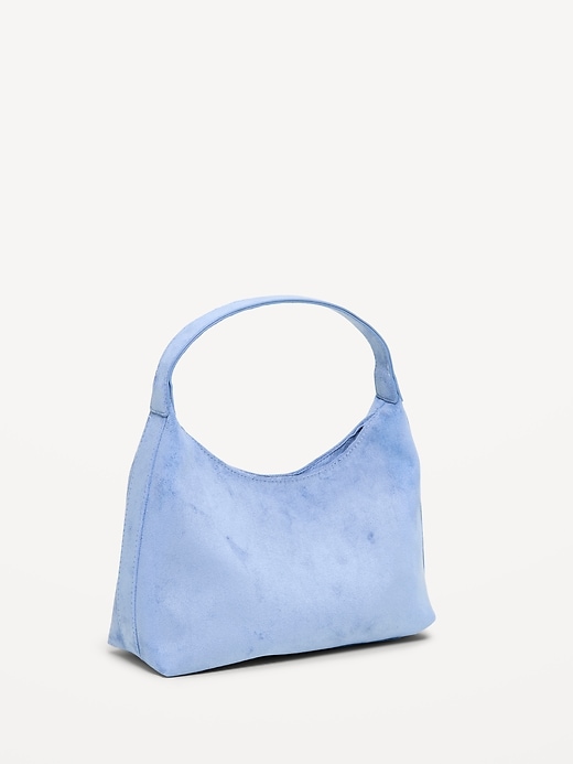 Image number 2 showing, Faux-Suede Mini Hobo Bag