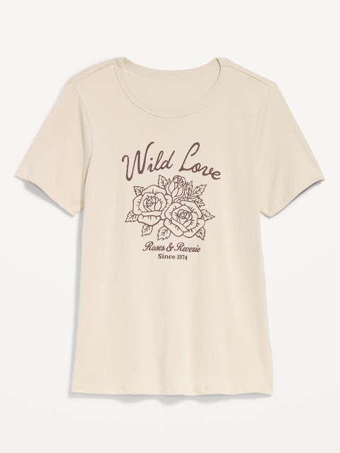 EveryWear Crew-Neck Graphic T-Shirt