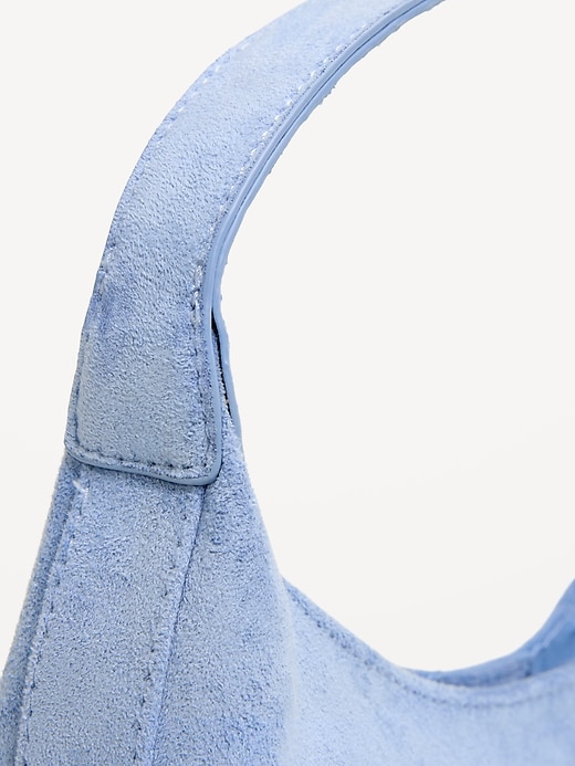 Image number 4 showing, Faux-Suede Mini Hobo Bag