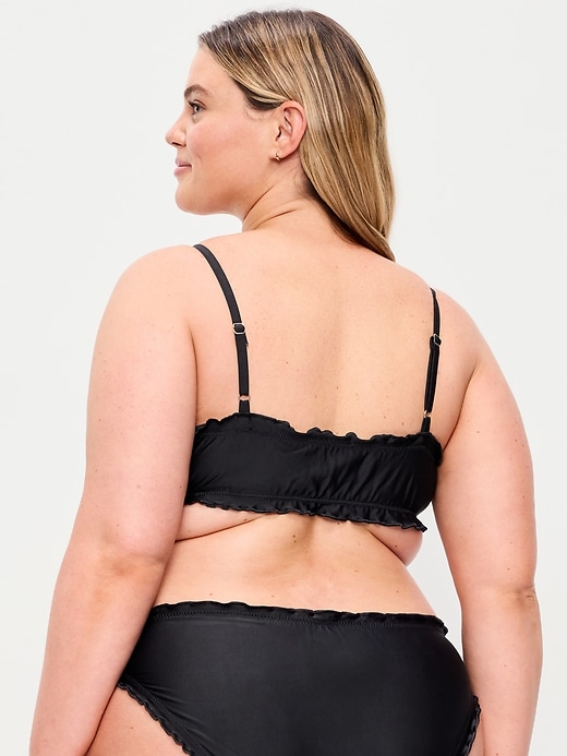 Image number 8 showing, Scoop-Neck Ruffle Swim Top