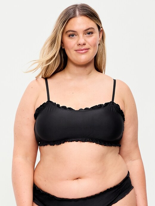 Image number 7 showing, Scoop-Neck Ruffle Swim Top