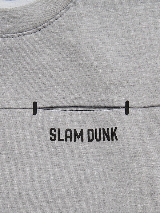 Image number 3 showing, Dynamic Fleece Oversized Pocket T-Shirt for Toddler Boys