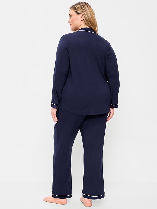 Image number 8 showing, Sunday Sleep Knit Jersey Pant Set