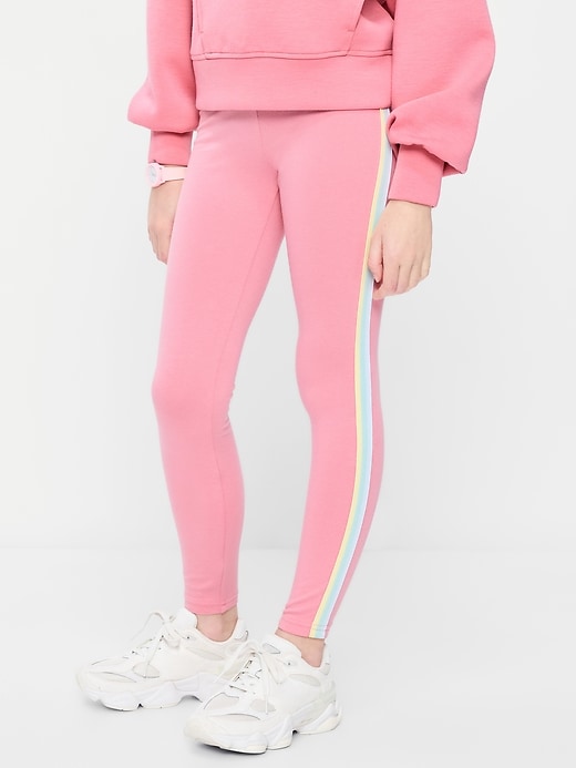 L'image numéro 1 présente Legging à rayures pour fille