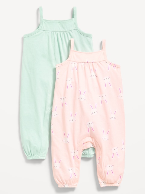 COMBINAISON SANS MANCHES POUR BÉBÉ (PAQUET DE 2)