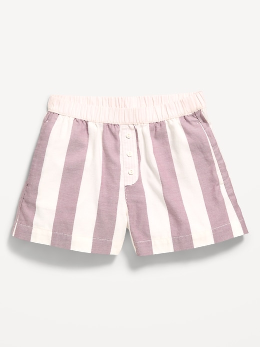 Image number 3 showing, Printed Twill Boxer Shorts for Girls