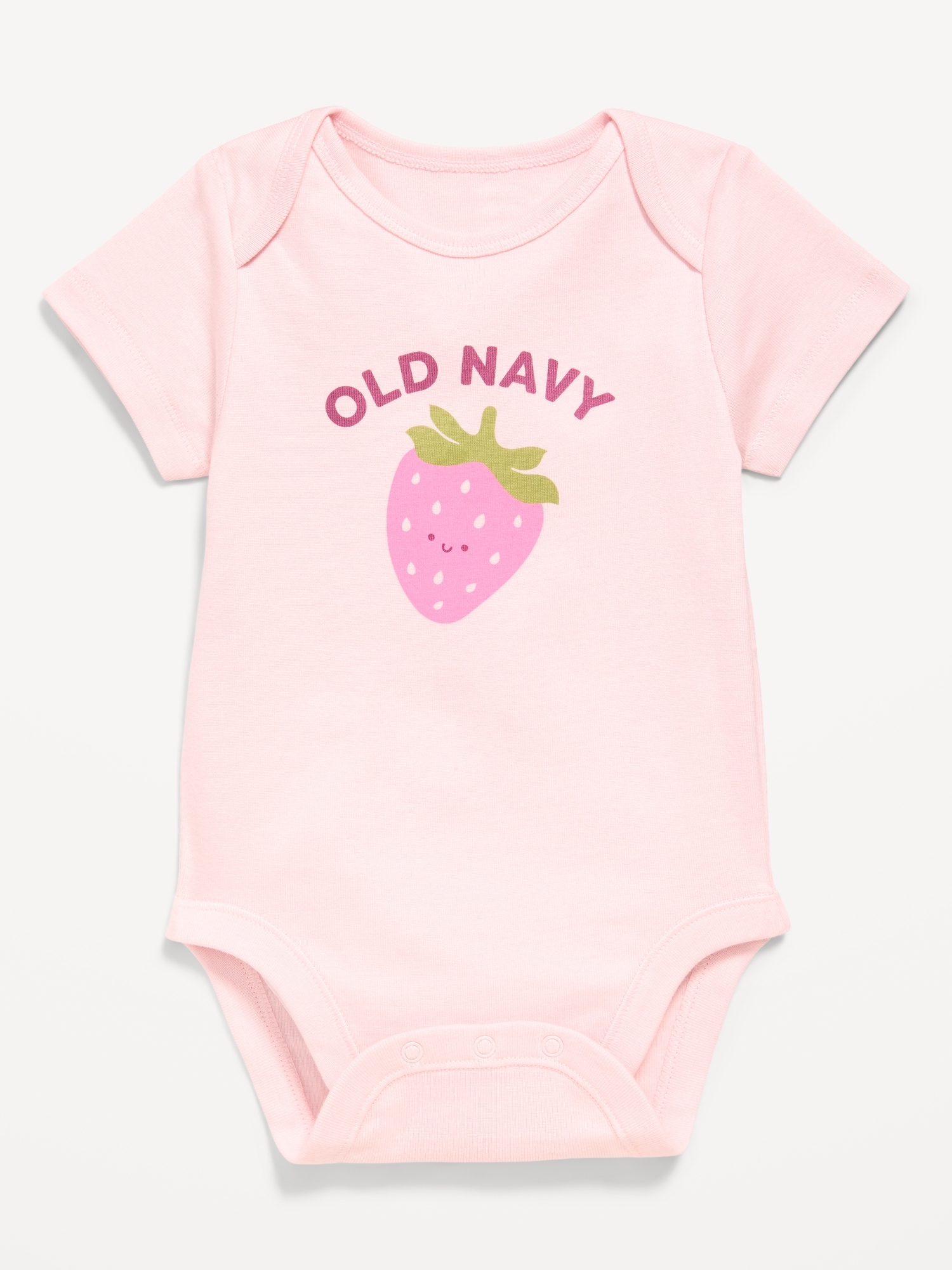 Short-Sleeve Logo-Graphic Bodysuit for Baby