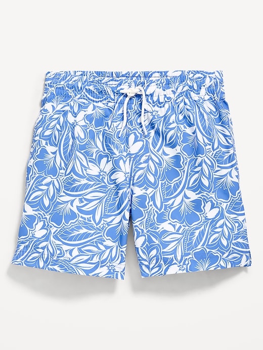 Image number 1 showing, Printed Swim Trunks for Boys