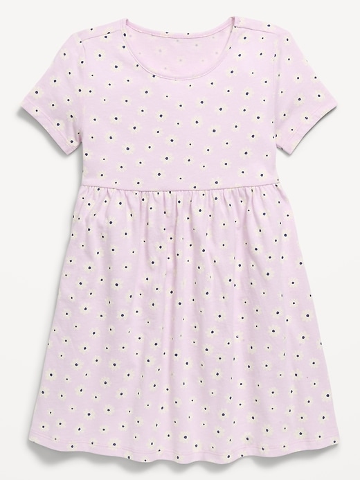 Image number 1 showing, Printed Short-Sleeve Dress for Toddler Girls