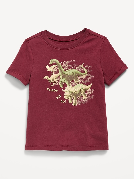 L'image numéro 1 présente T-shirt à manches courtes à imprimé unisexe pour tout-petit