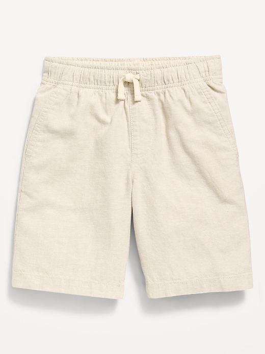Image number 4 showing, Knee Length Linen-Blend Dock Shorts for Boys