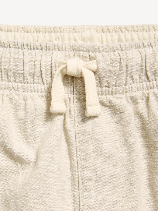 Image number 5 showing, Knee Length Linen-Blend Dock Shorts for Boys
