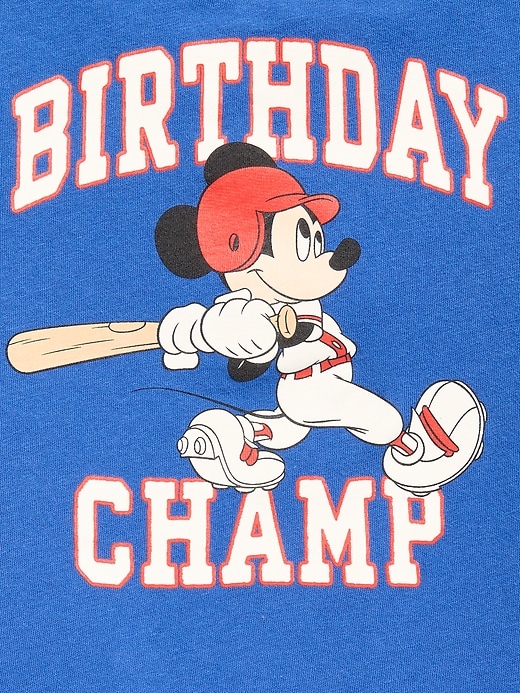 Image number 3 showing, Disney© Mickey Mouse Birthday Graphic T-Shirt for Toddler Boys
