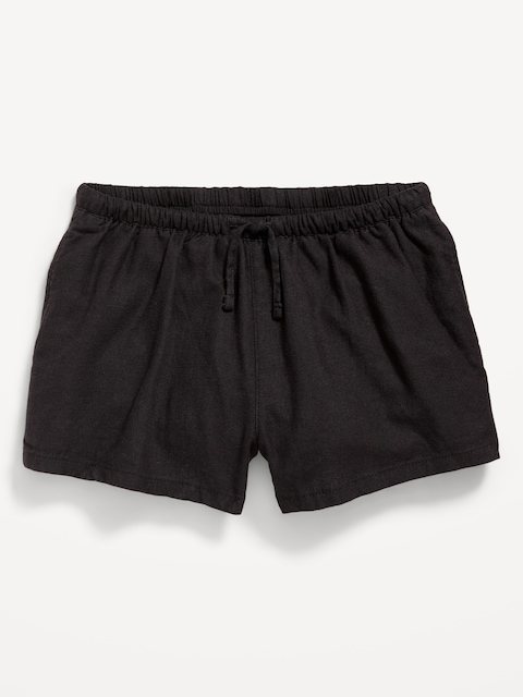 Linen-Blend Shorts for Girls