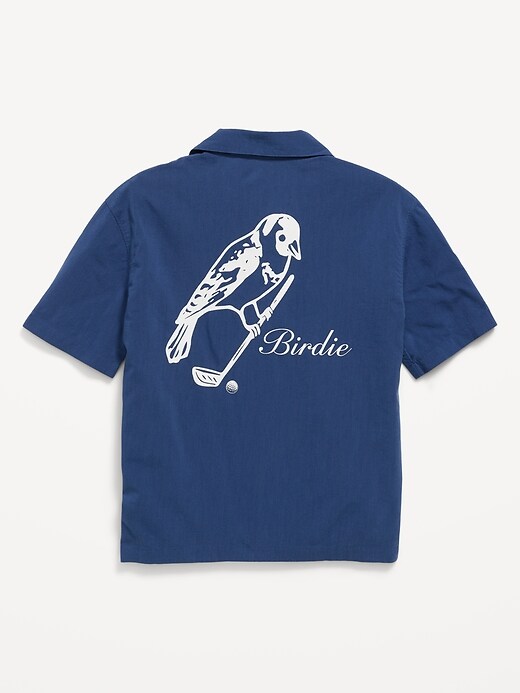 Image number 3 showing, Short-Sleeve Boxy Graphic Shirt for Boys