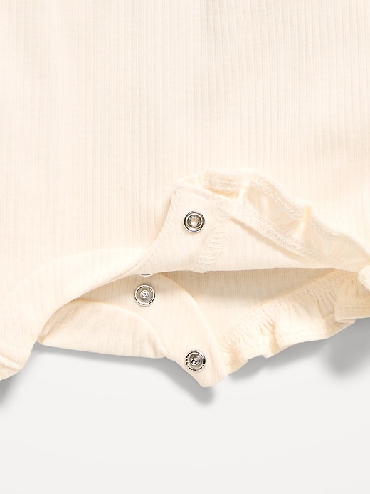 L'image numéro 3 présente Barboteuse sans manches à imprimé avec attaches à nouer pour Bébé