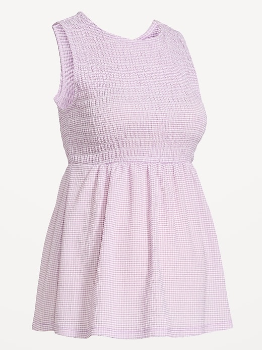 L'image numéro 2 présente Haut à smocks de maternité