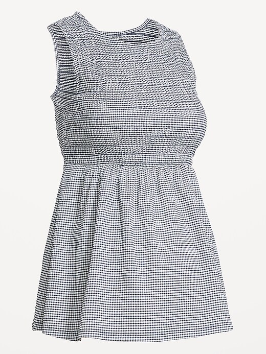 Image number 4 showing, Maternity Smocked Top