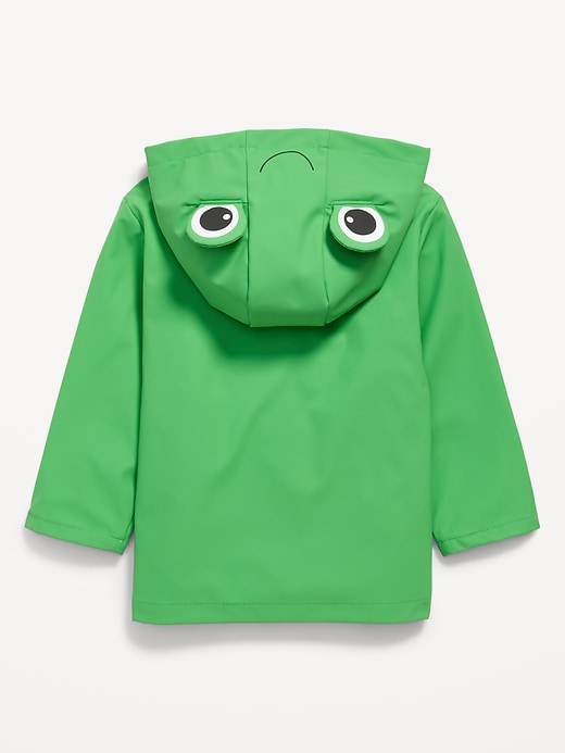 Image number 3 showing, Water-Resistant Unisex Critter Hooded Jacket for Toddler