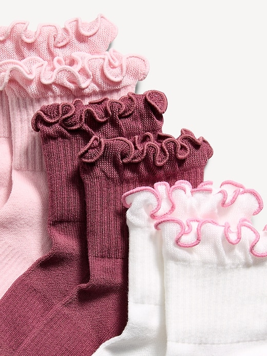 L'image numéro 2 présente Chaussettes de sport à volants (paquet de 3 paires)