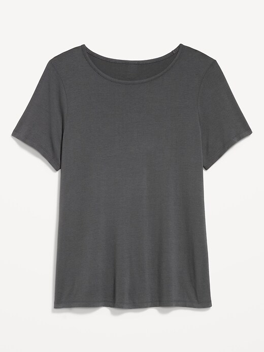 Image number 1 showing, Luxe Crew-Neck T-Shirt