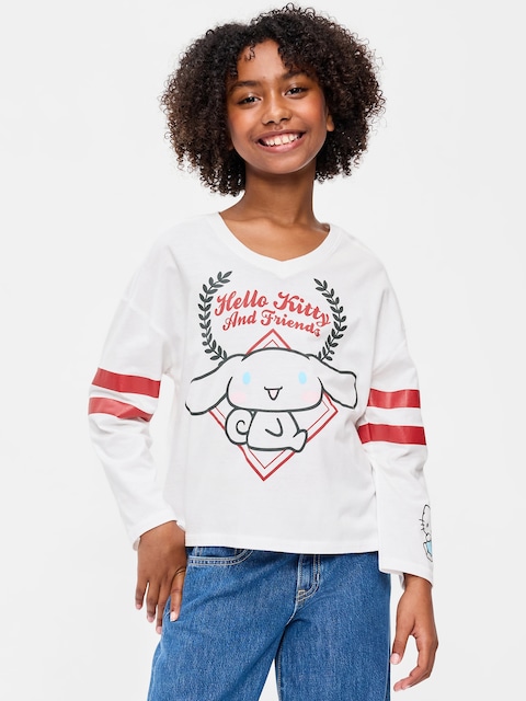 Cinnamoroll™ V-Neck Graphic T-Shirt for Girls