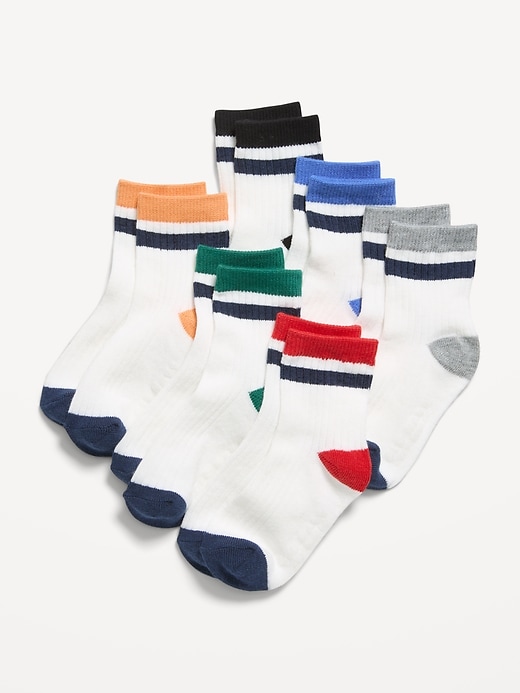 Image number 1 showing, Crew Socks 6-Pack for Toddler & Baby