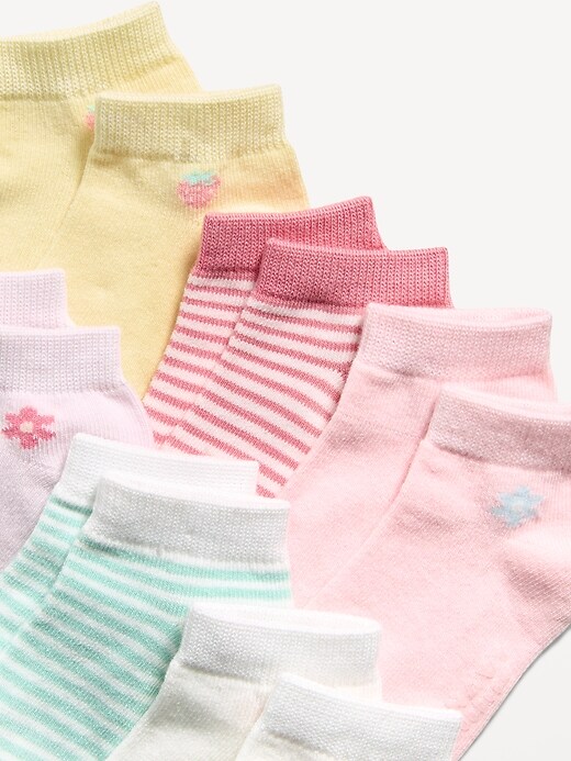 Image number 2 showing, Ankle Socks 6-Pack for Toddler & Baby