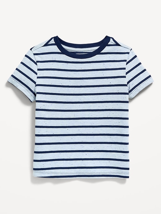 Image number 1 showing, Short-Sleeve Striped T-Shirt for Toddler Boys
