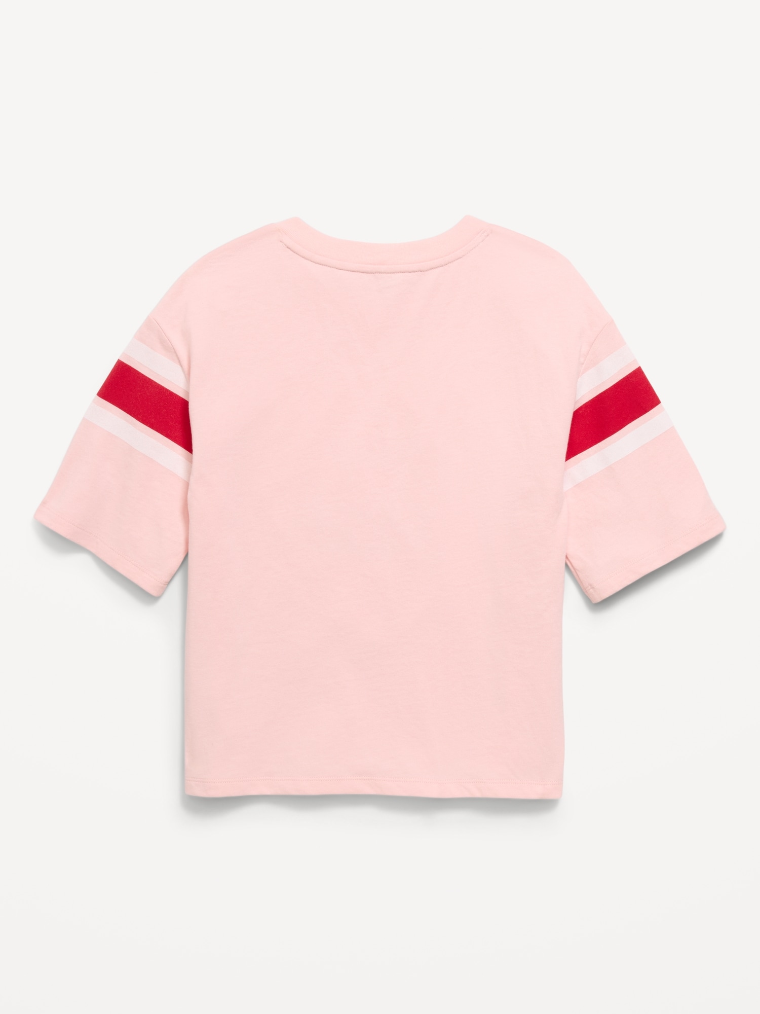 L'image numéro 3 présente T-shirt surdimensionné de style football pour fille