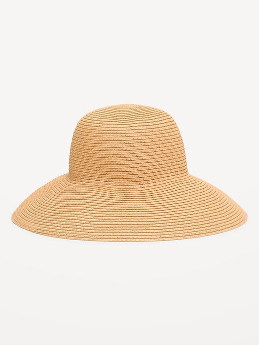 L'image numéro 2 présente Chapeau de soleil en paille pour femme