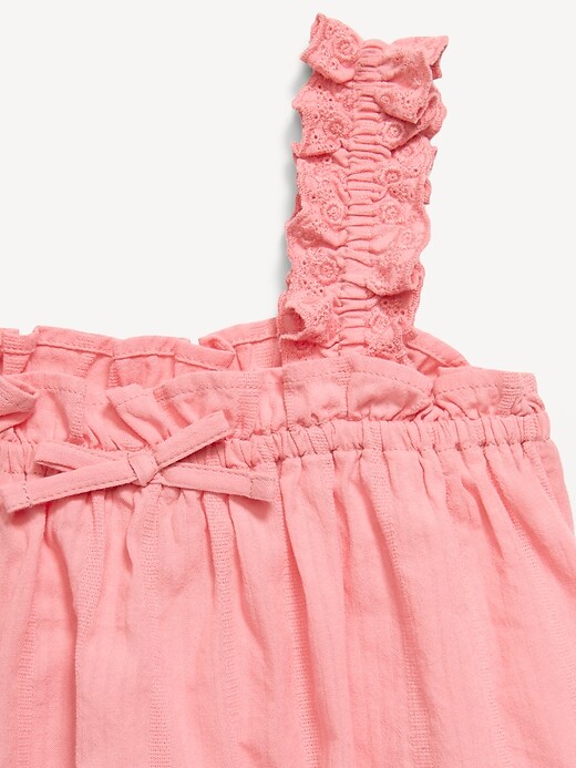 Image number 2 showing, Sleeveless Textured Seersucker Top for Toddler Girls