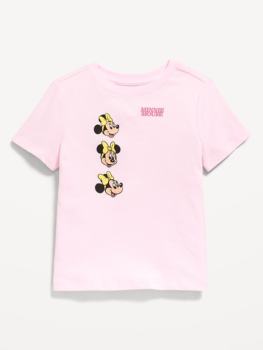 Image number 1 showing, Disney© Minnie Mouse Graphic T-Shirt for Toddler Girls