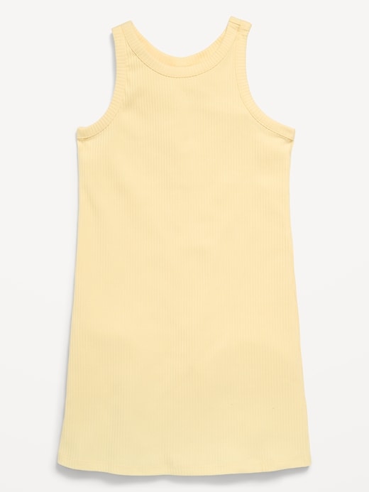 Image number 3 showing, Printed Ribbed Tank Dress for Girls