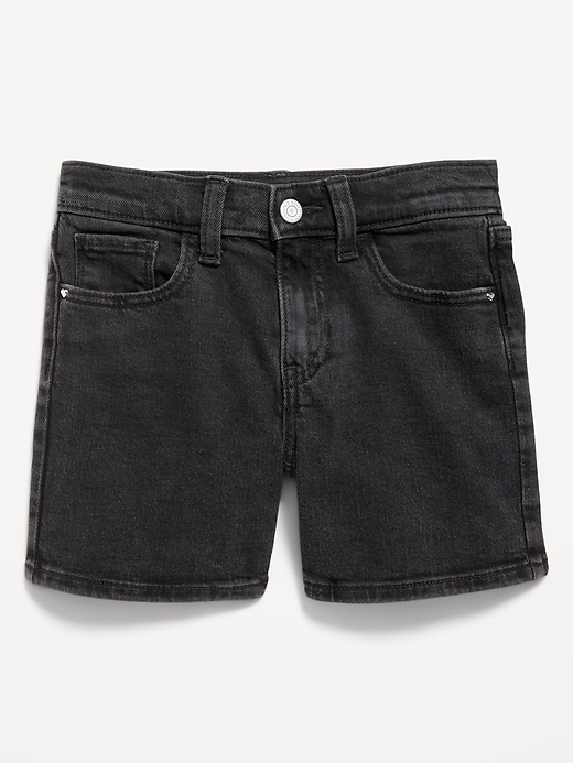 Image number 2 showing, High-Waisted Jean Midi Shorts for Girls