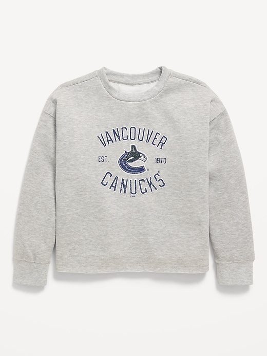 Image number 1 showing, NHL Graphic Sweatshirt for Girls