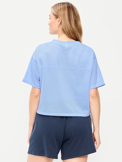 Image number 6 showing, Mesh Jersey Football Top