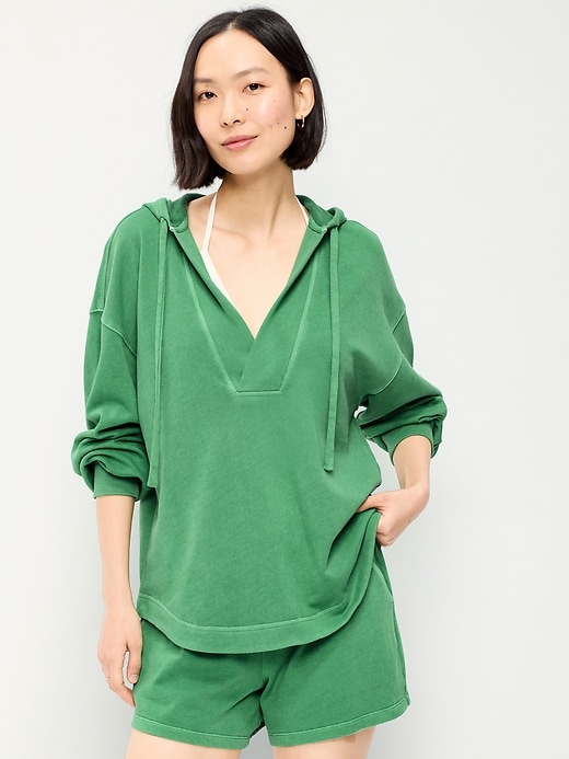Image number 1 showing, Oversized Tunic Beach Hoodie