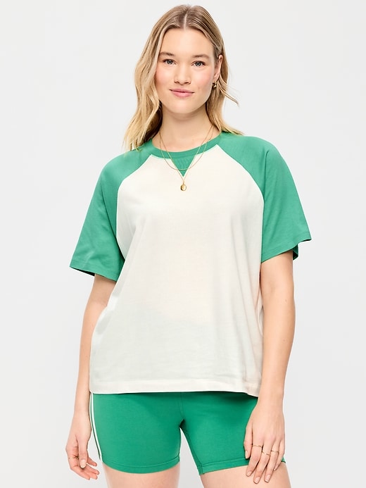 Image number 5 showing, Vintage Crew-Neck Raglan T-Shirt