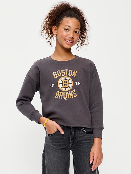 Image number 1 showing, NHL Graphic Sweatshirt for Girls