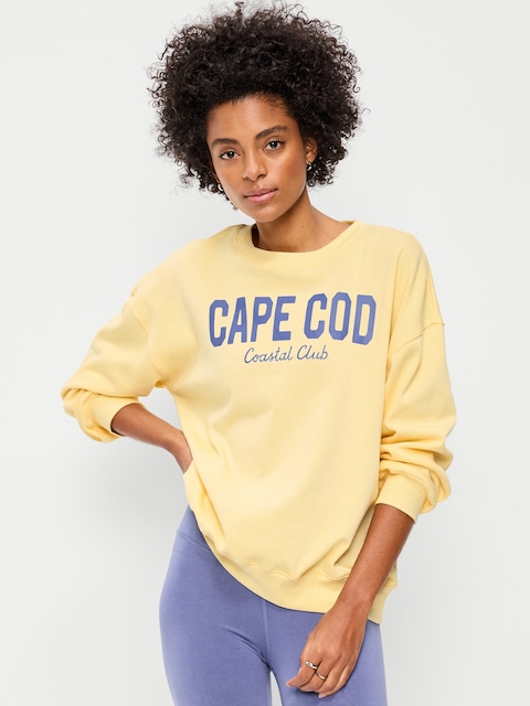 Oversized Graphic Sweatshirt for Women