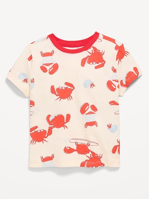Image number 1 showing, Printed Short-Sleeve T-Shirt for Toddler Boys