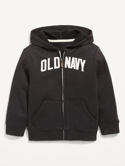Unisex Logo-Graphic Zip Hoodie for Toddler