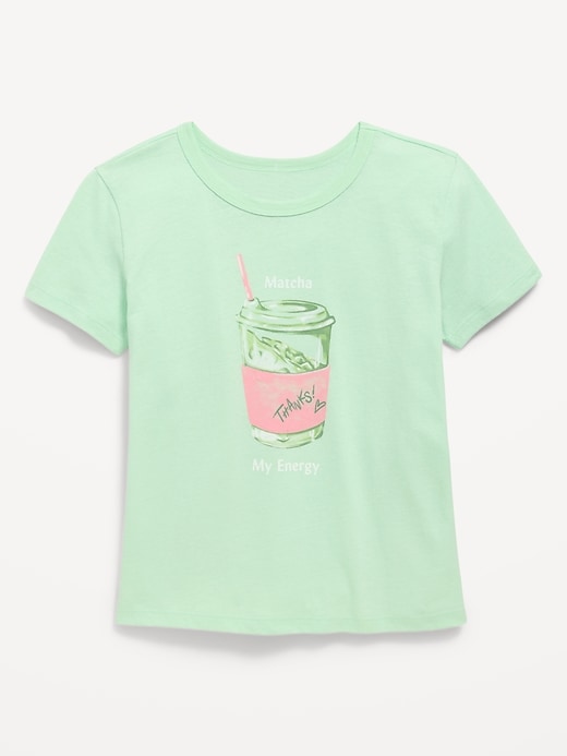 Image number 1 showing, Short-Sleeve Graphic T-Shirt for Girls