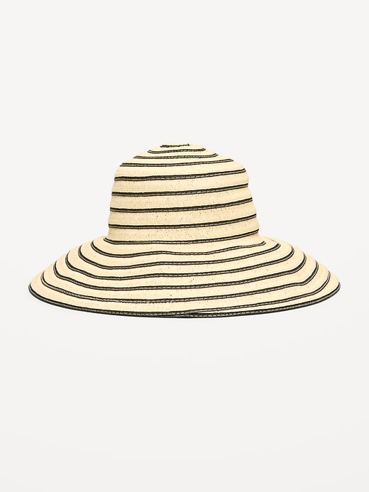 L'image numéro 2 présente Chapeau de soleil en paille pour femme