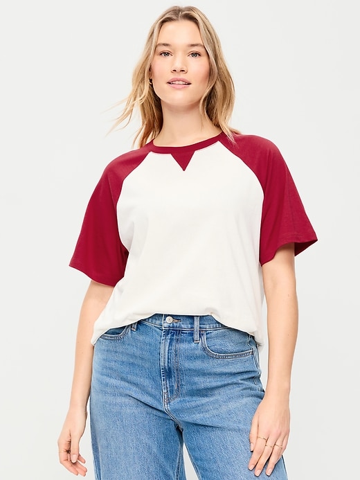 Image number 5 showing, Vintage Crew-Neck Raglan T-Shirt