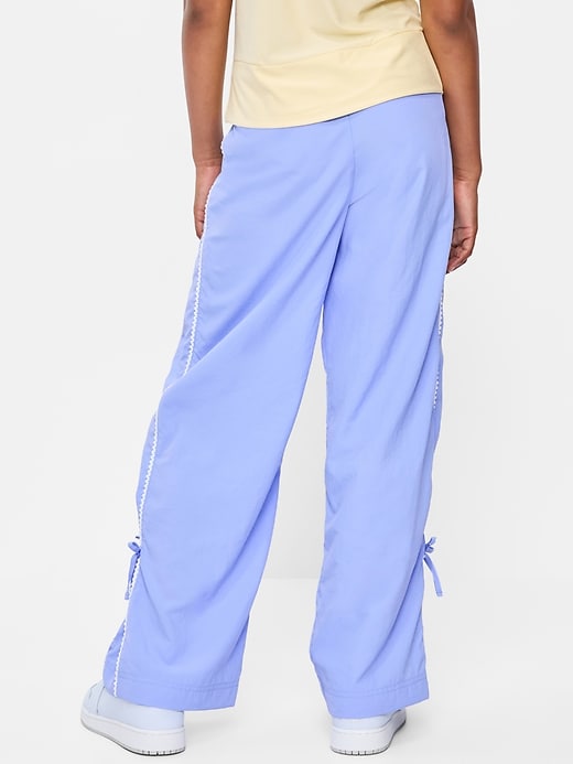 Image number 2 showing, High-Waisted Bow Parachute Pants for Girls