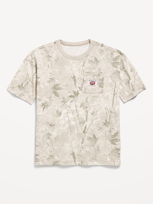 Image number 1 showing, Short-Sleeve Oversized Pocket T-Shirt for Boys