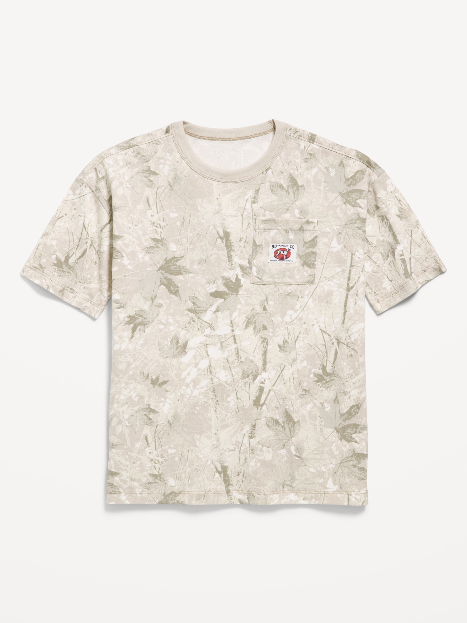 Short-Sleeve Oversized Pocket T-Shirt for Boys