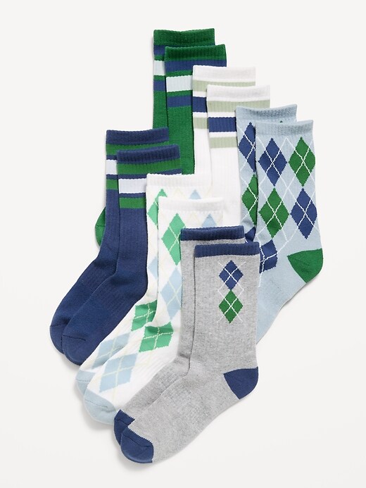 Image number 1 showing, Crew Socks 6-Pack for Boys